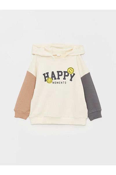 LC Waikiki baby Printed Long Sleeve Baby Boy Hoodie and Sweatpants 2 Pieces Set 1 Evaluation 4933