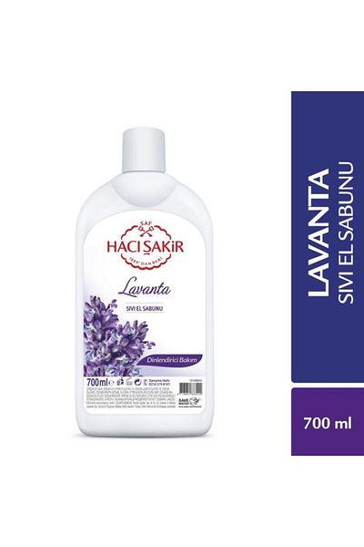 Hacı Şakir Lavender Relaxing Care Liquid Hand Soap 700 ml X 2 PCS