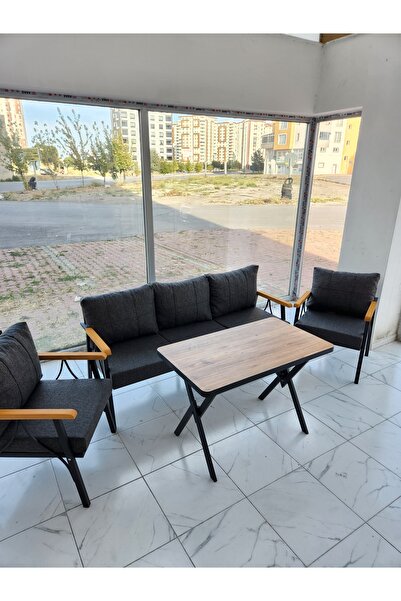 demirhanlar mobilya 3-1-1 Masalı Bahçe balkon cafe, çayseti Koltuk Takımı ofi...