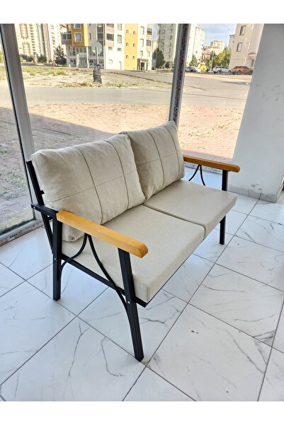 demirhanlar mobilya 2 li Bahçe balkon cafe, çayseti Koltuk Takımı ofis Kolltu...