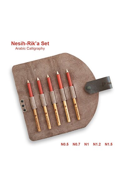 pratik pen Pratikpen Klasik Seri Hat Kalem Seti : Nesih-Rika Set (Deri Kaleml...