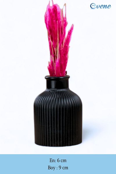 Evene Vase Small Vase Tabletop Vase Home Decoration Vase Black Color Model 3