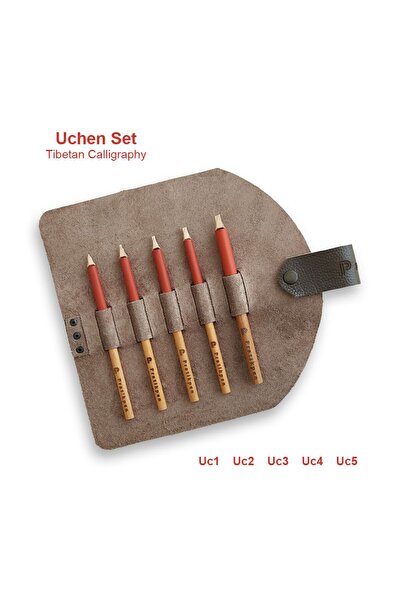 pratik pen Pratikpen Klasik Seri Kaligrafi Kalem Seti : Uchen Set (Deri Kalem...