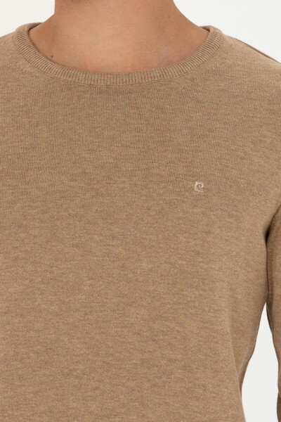 Pierre Cardin Πλεκτό πουλόβερ με λεπτή εφαρμογή Crew Neck Basic