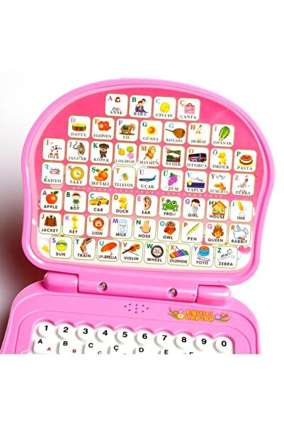 Birlik Oyuncak Türkçe Ingilizce Melek Eğitici Laptop - Pembe
