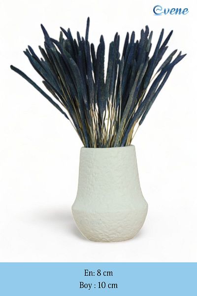 Evene Vase Small Vase Tabletop Vase Home Decoration Vase White Color Model 11