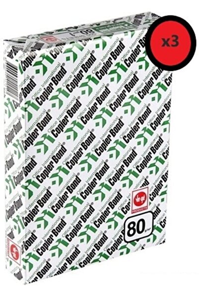 Copier bond A4 1,500 Sheets Copy Paper - 3 Pack, 1St Quality