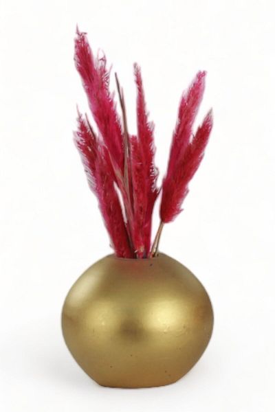 Evene Home Decoration Vase - Small, Table Top, Gold Color, Model 17