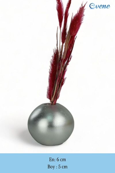Evene Vase Small Vase Tabletop Vase Home Decoration Vase Silver Color Model 17