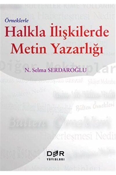 Der Yayınları Örneklerle Halkla Ilişkilerde Metin Yazarlığı