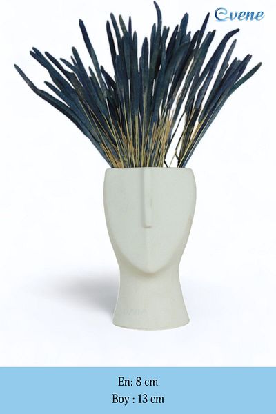 Evene Vase Small Vase Tabletop Vase Home Decoration Vase White Color Model 20