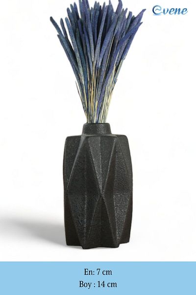 Evene Vase Small Vase Tabletop Vase Home Decoration Vase Black Color Model 21
