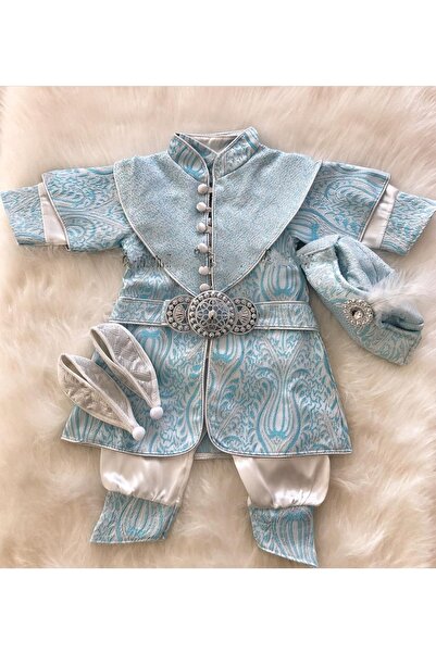 aykor tekstil Bebek Şehzade Sünnet ve Mevlüt Kıyafeti 6-10 kg
