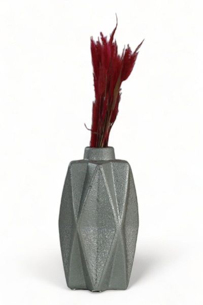 Evene Vase Small Vase Tabletop Vase Home Decoration Vase Silver Color Model 21