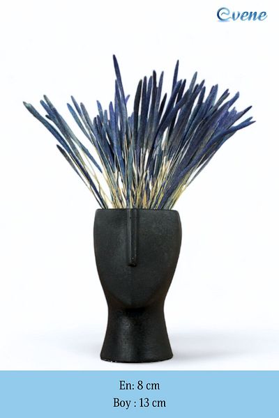Evene Vase Small Vase Tabletop Vase Home Decoration Vase Black Color Model 20
