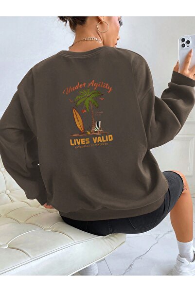 Tarzsokak Slogan i palma Sa deznom Spuštena ramena Termalno Postavljeno Smeđa...