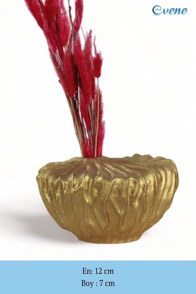 Evene Small Vase - Table Top and Home Decoration, Gold Color Model 24