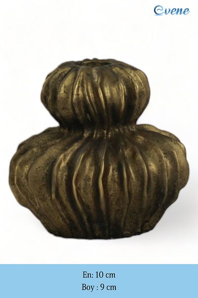 Evene Small Vase - Table Top and Home Decoration, Gold Antique Color Model 26