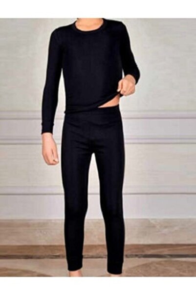 Momslab Чоловічий дитячий термобілизна чорний