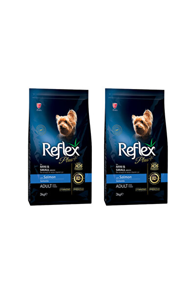 Reflex Plus Küçük Mini Irk Somonlu Yetişkin Köpek Maması 3 kg X 2 Adet (6kg)