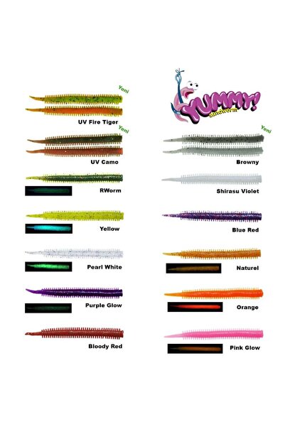 Fujin Yummy Sandworm 7cm Lrf Silikon Yemi - Natural