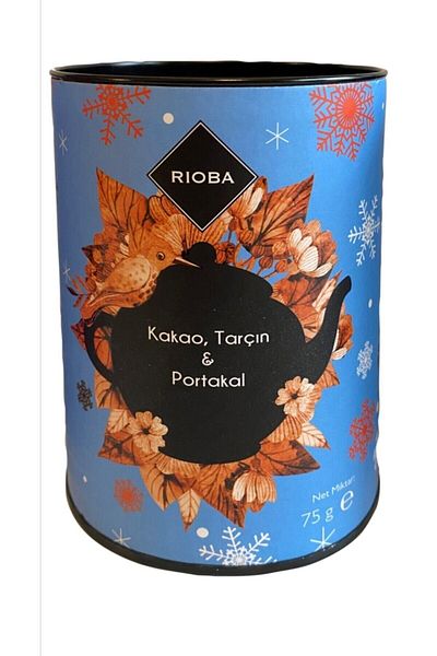 Rioba Cocoa & Cinnamon & Orange Winter Tea ~ 75 G