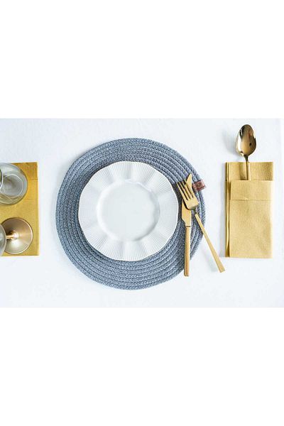 cott land 6-Piece Dowry Set American Service Plate Plate Pan Pot Mat Tableware Service