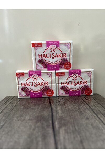 Hacı Şakir صابون حمام HACI ŞAKİR 600 جرام أرجواني 4 قطع × 3