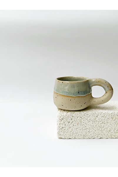 Atölye Ceramic LİME Small Seramik El Yapımı Türk Kahvesi Fincanı