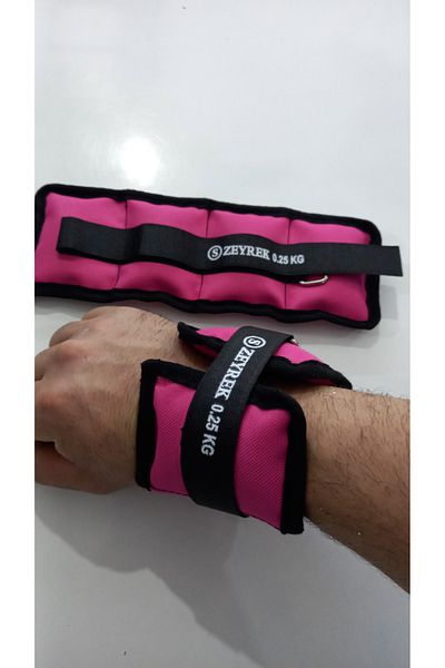 S ZEYREK 0.25 Kg × 2 Pieces Total 500 gr Hand Foot Wrist Muscle Strengthener Weight Set Sand Weight Bag