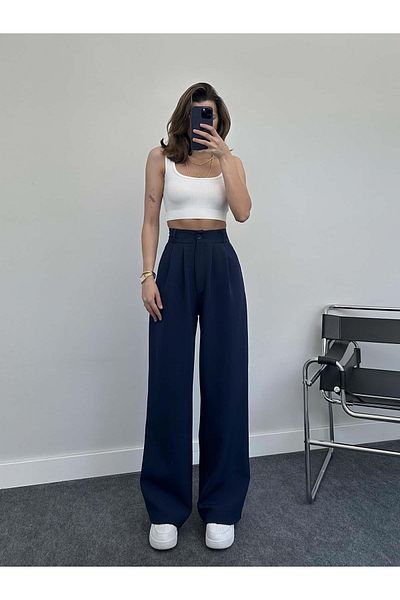 The Moda Women's High Waist Palazzo Pants