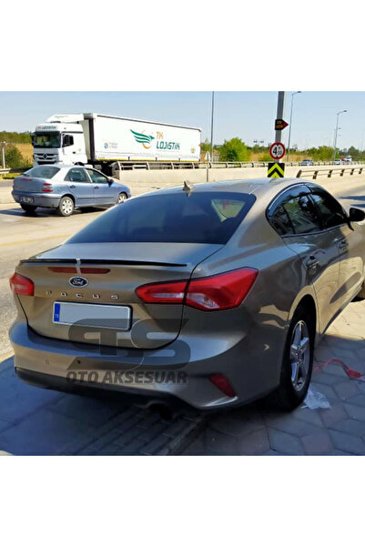 Furens Ford Focus 4 2019-2023 Uyumlu Bagaj Üstü Spoiler Piano Black Bagaj Üstü Çıta