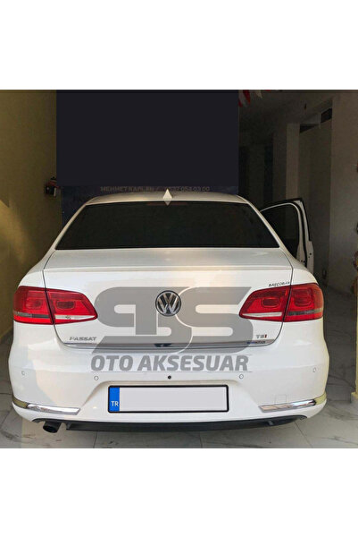 Furens Wv Passat B7-B8-B8.5 Bagaj Üstü Slim Spoiler Piano Black Parlak Beyaz
