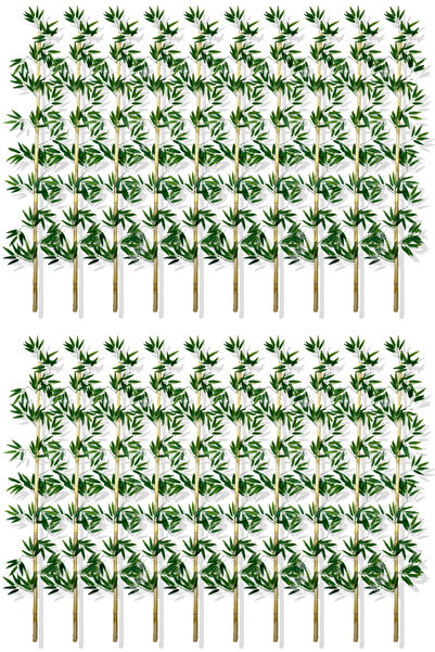 Cihan Çiçekçilik Yapay Yoğun Yapraklı 200 Cm 20 Adet Dekoratif Bambu Çubuğu I...