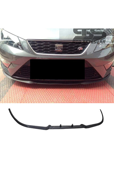 Furens Seat Leon mk3 Cupra R Uyumlu Ön Lip Mat Siyah Ön Tampon Lip