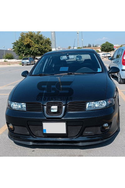 Furens Seat Toledo Mk2 Cupra R Uyumlu Ön Lip Mat Siyah Ön Tampon Lip