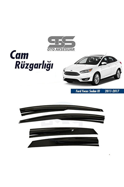 Furens Cam Rüzgarlığı Focus 2011-2017 Sedan Mügen Tip Piano Black