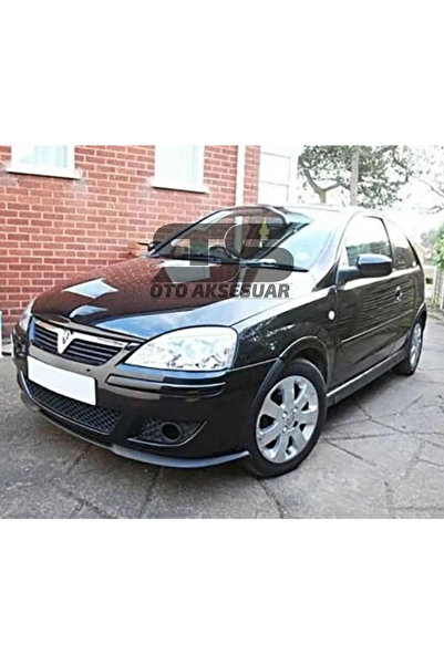 Furens Opel Corsa C Cupra R Uyumlu Ön Lip Mat Siyah Ön Tampon Lip
