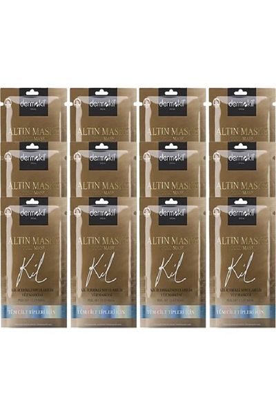 Dermokil DERMOKİL PEELABLE GLAZED GOLD MASK - 15 ML x 12 pcs