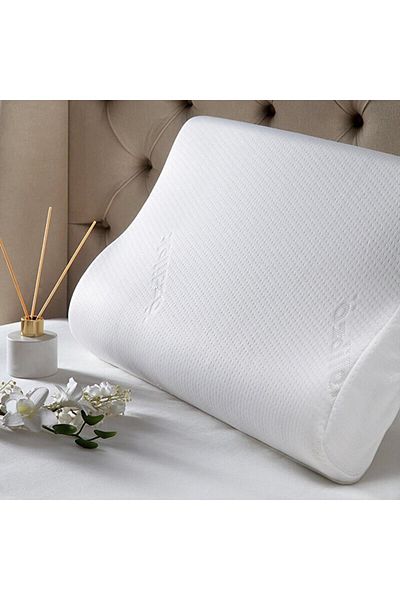 Özdilek 60 X 40 Visco Orthopedic Pillow 60X40+12 Visco White Cotton