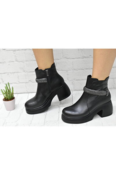Kesim Shoes حذاء بكعب نسائي من الجلد الطبيعي 36-37-38-39-40-41-42-43