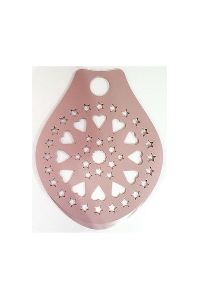 Pasta34 Cake Template and Cake Carrier Pink
