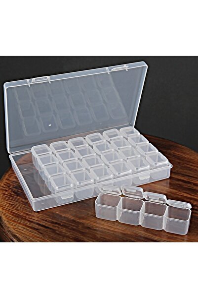 LİVZA BİJUTERİ Livza Bijuteri 28 Bölmeli ( 7 Tane 4'lü ) Miyuki Boncuk Kutusu...