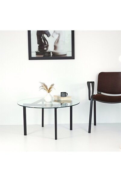 NEOstill Balance Şeffaf Temperli Cam Sehpa  S401