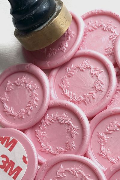 Dekorden 50 Pieces of Ready Seal - Pink pearl