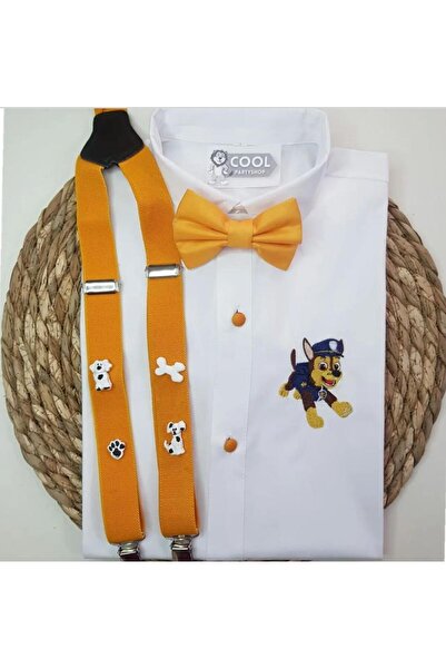 cool partyshop concept suspender bow tie shirt