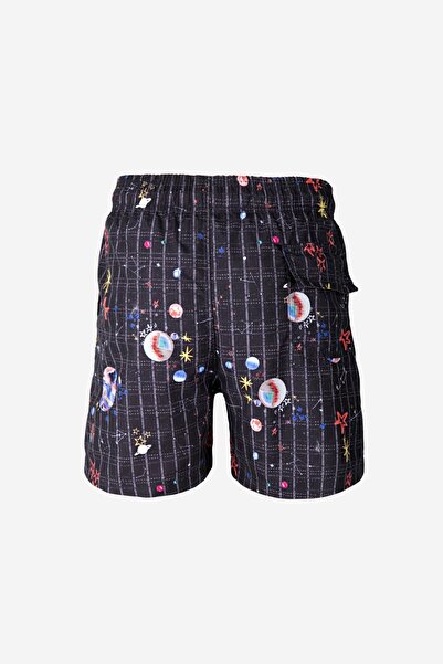 AYYILDIZ 106 Black Boy's Swim Shorts
