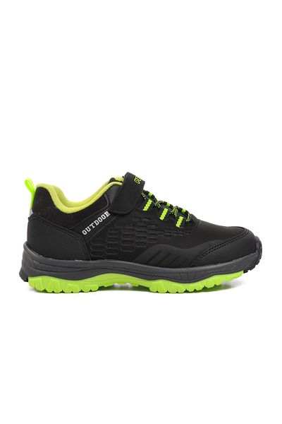 Aspor Pepino 1572-F Pantofi de exterior pentru copii cu velcro galben-fosfor