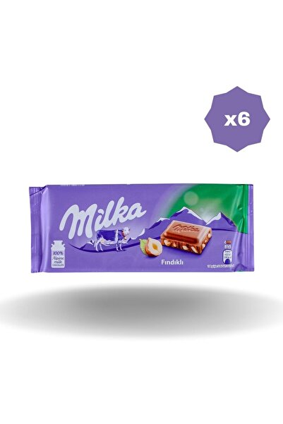 Milka MİLKA FINDIKLI ÇİKOLATA 80 GR X 6 ADET