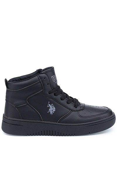 U.S. Polo Assn. Us Polo Aristo Hi Unisex Daily Sneaker Sports Shoes Thermo Sole Black